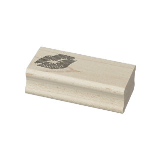 Carimbo De Borracha Avon Beauty Lips Label