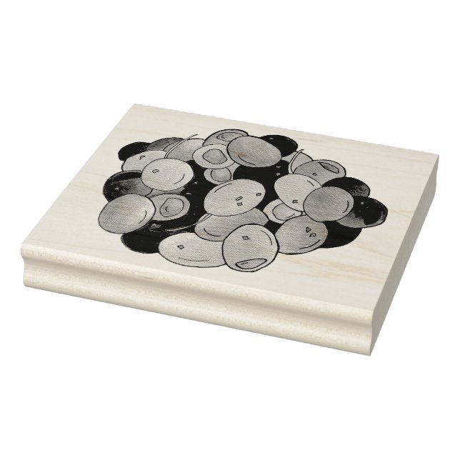 Carimbo De Borracha Azeitonas mistas mediterrânicas Comida grega Kalam (Carimbo)