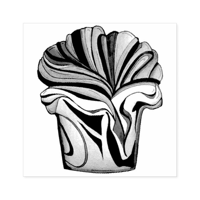 Carimbo De Borracha Babka Chocolate Bread Slice Loaf Jewery (Impressão)