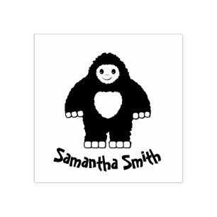 Carimbo De Borracha Baby Bigfoot