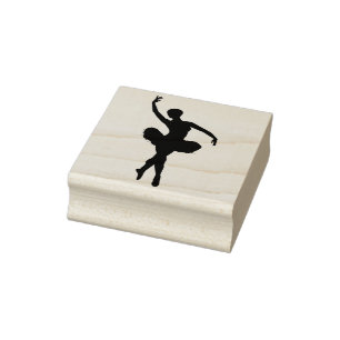 Carimbo De Borracha Bailarina