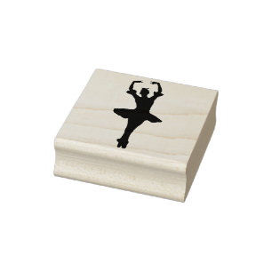 Carimbo De Borracha Bailarina