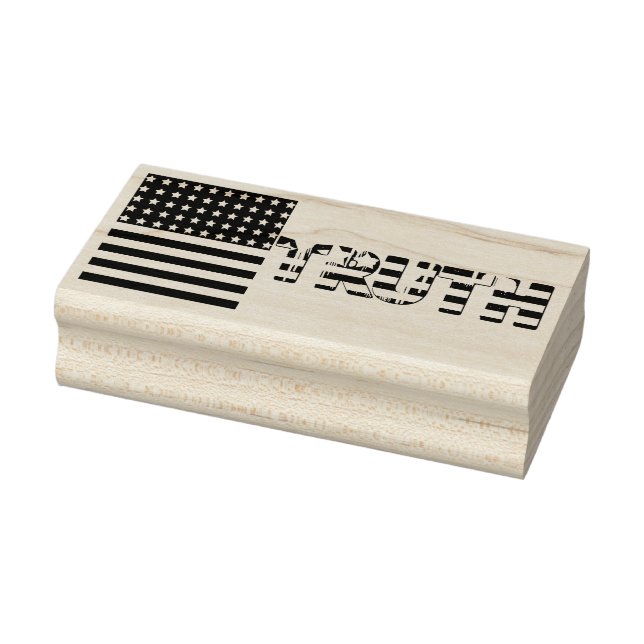 Carimbo De Borracha Bandeira Americana - Verdade (Carimbo)