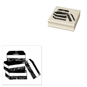 Carimbo De Borracha Bar canadense Nanaimo BC Canada Bakery Comida