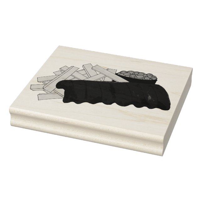 Carimbo De Borracha Barbecue de CHURRASCO de Kansas City Spare Ribs Ri (Carimbo)