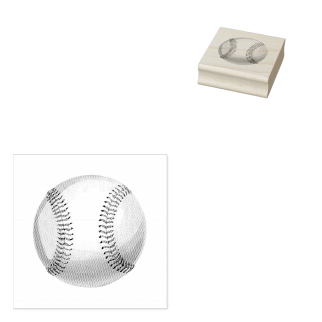 Carimbo De Borracha  Baseball  (Carimbado)