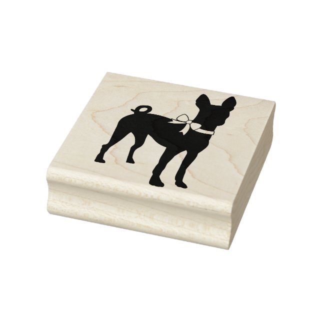 Carimbo De Borracha Basenji Dog Puppy (Carimbo)