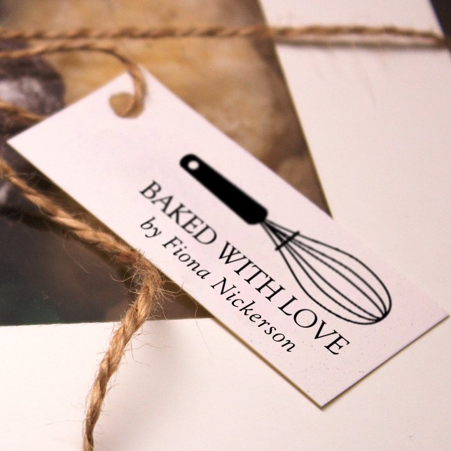 Carimbo De Borracha Batedeira Feita Com Amor (Whisk Baked With Love Rubber Stamp)