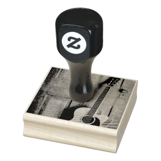 Carimbo De Borracha Bela Violão (Carimbo)