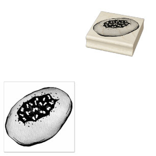 Carimbo De Borracha Bialy Jewish Bakery Onion Bread Polônia Comida Pol