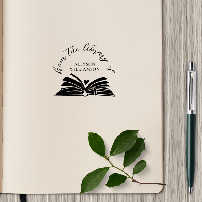 Carimbo De Borracha Biblioteca Personalizada de Script em Negrito do V (Criador carregado)