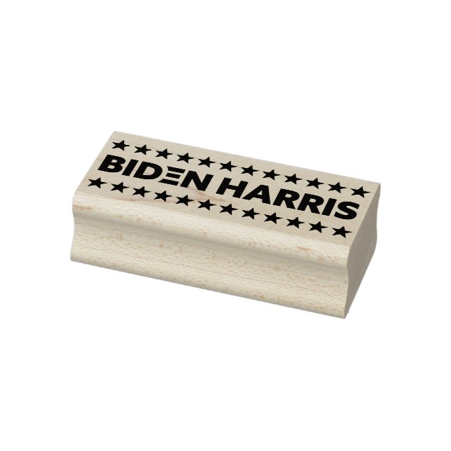 Carimbo De Borracha Biden Harris Stars (Carimbo)