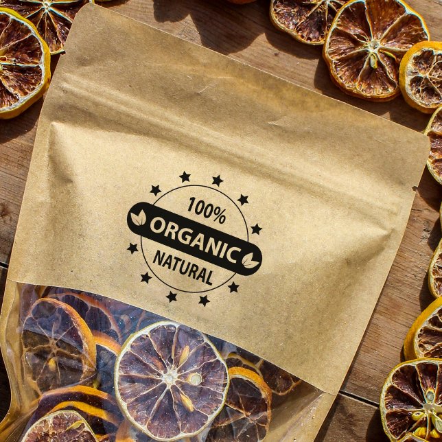 Carimbo De Borracha Bio Produto de Cinco Estrelas, Ecológico (Criador carregado)