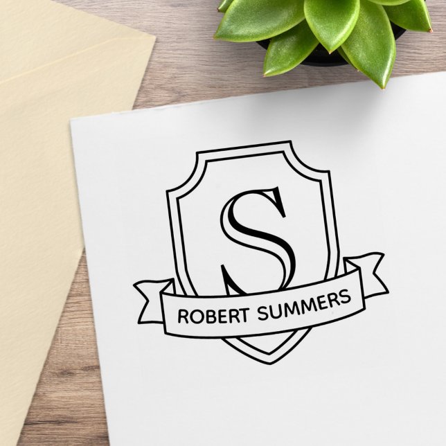 Carimbo De Borracha Blindagem inicial (Criador carregado)