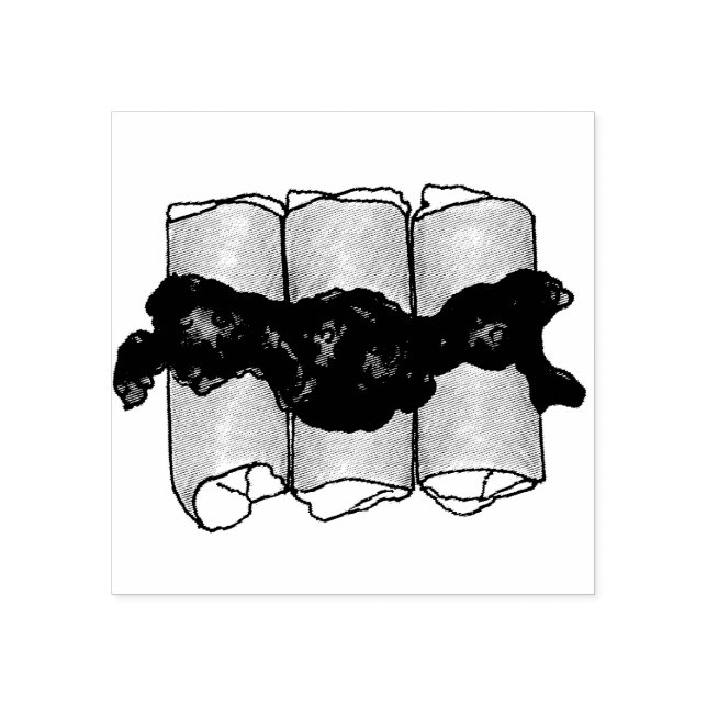 Carimbo De Borracha Blintz Blintz Blintzes Jewish Deli Stamp (Impressão)