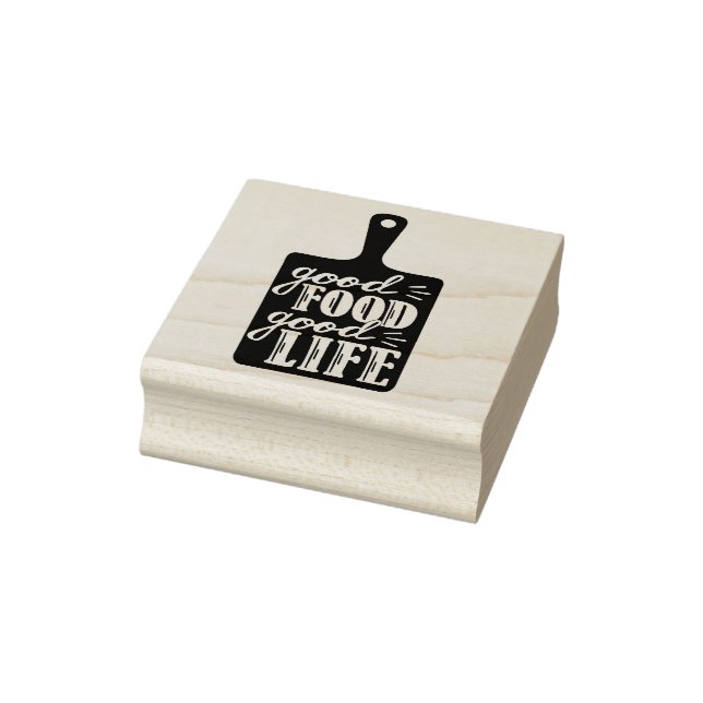 Carimbo De Borracha Boa Comida Boa Vida (Carimbo)