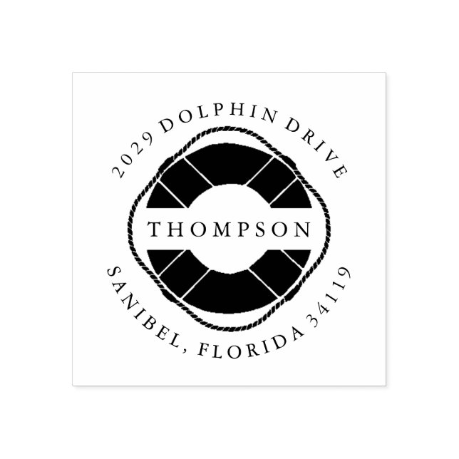 Carimbo De Borracha Boat Life (Impressão)