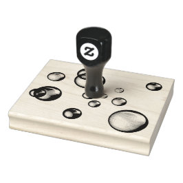 Carimbo De Borracha Bolhas de sabão