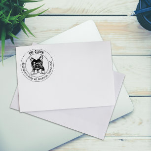 Carimbo De Borracha Bombaim Cat Return Address