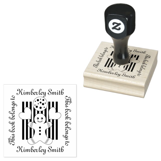 Carimbo De Borracha Bonito Cookie Gingerpão Homem Cartografia Crianças (Carimbado)