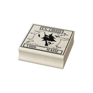 Carimbo De Borracha Bookplate ex de Libris