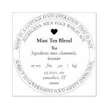 Borracha de comida simples e personalizável modern