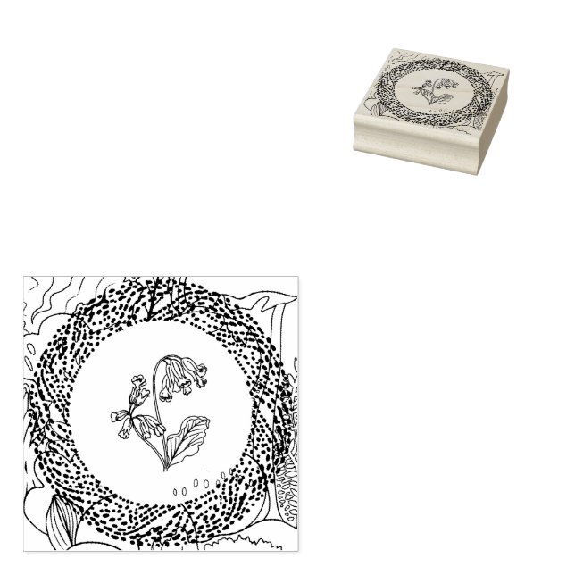 Carimbo De Borracha Botanical Studio Stamp (Carimbado)