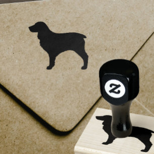 Carimbo De Borracha Boykin Spaniel Dog Breed Silhouette