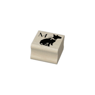 Carimbo De Borracha Bull Terrier Dog Puppy