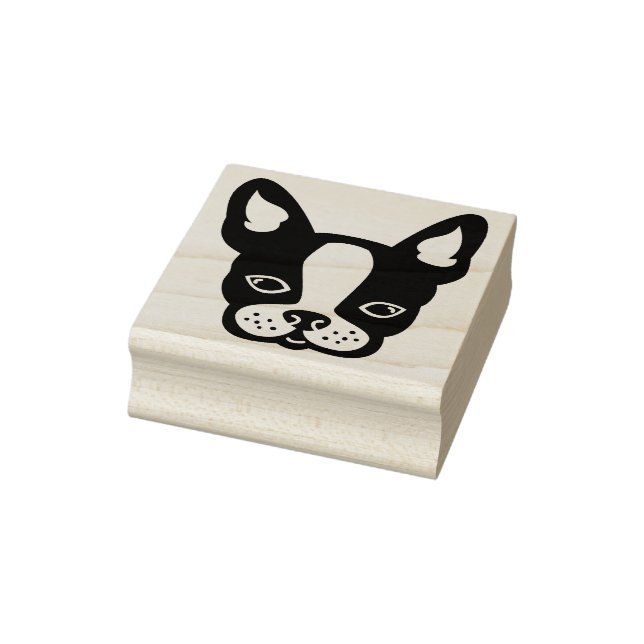 Carimbo De Borracha Bulldog Francês-Frenchie-Boston Terrier-Stamp (Carimbo)