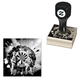 Carimbo De Borracha Bullseye Burrow: Meerkat Dart League,