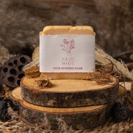 Carimbo De Borracha Buquê Botânico Frio De Ferida Fora