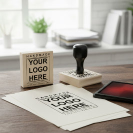 Carimbo De Borracha Business Logo & Handmade Website | Custom Brand 