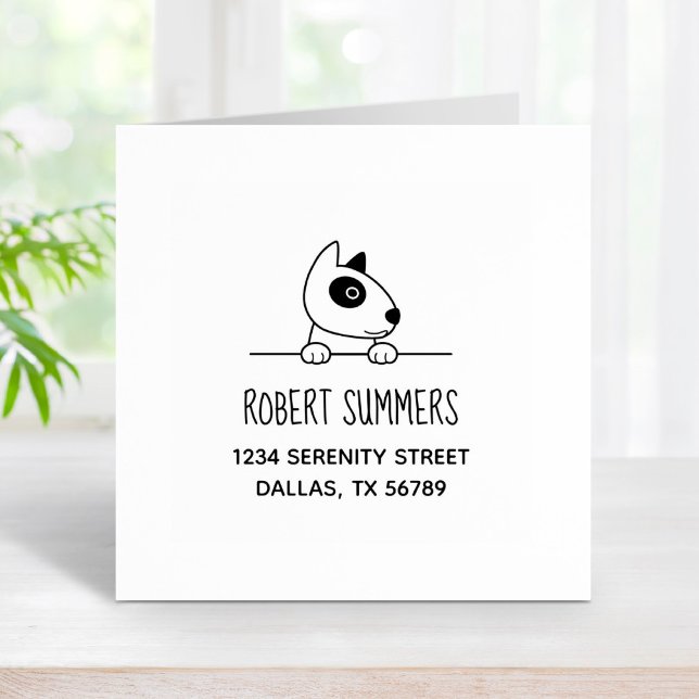 Carimbo De Borracha Cachorro Cachorro Cachorro-Terrier 2 (Criador carregado)