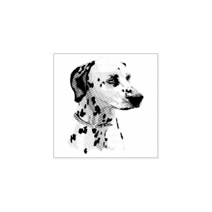 Carimbo De Borracha Cachorro Filhote Dalmatiano Bebê Mais Fofo