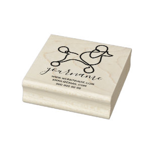 Carimbo De Borracha Cachorro fofo Poodle
