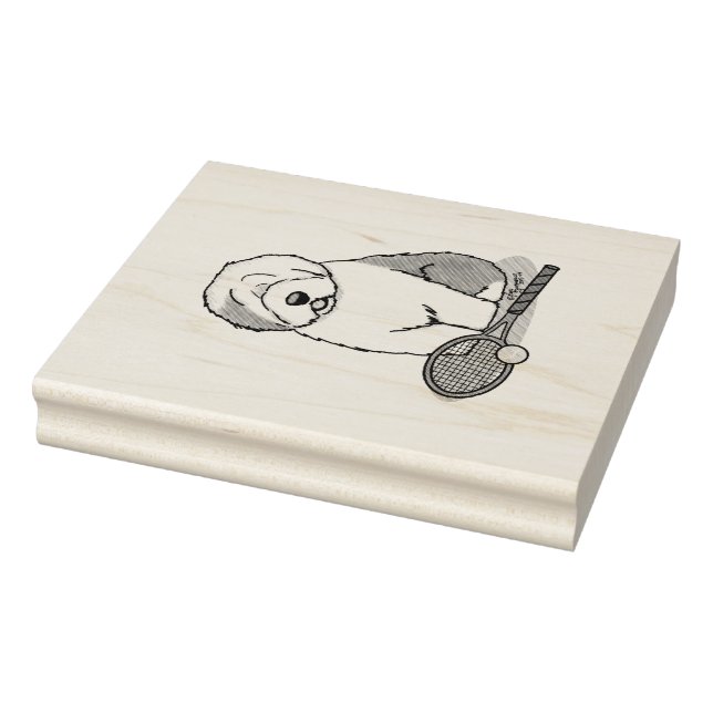 Carimbo De Borracha Cachorro tênis (Cinza 1) (Carimbo)