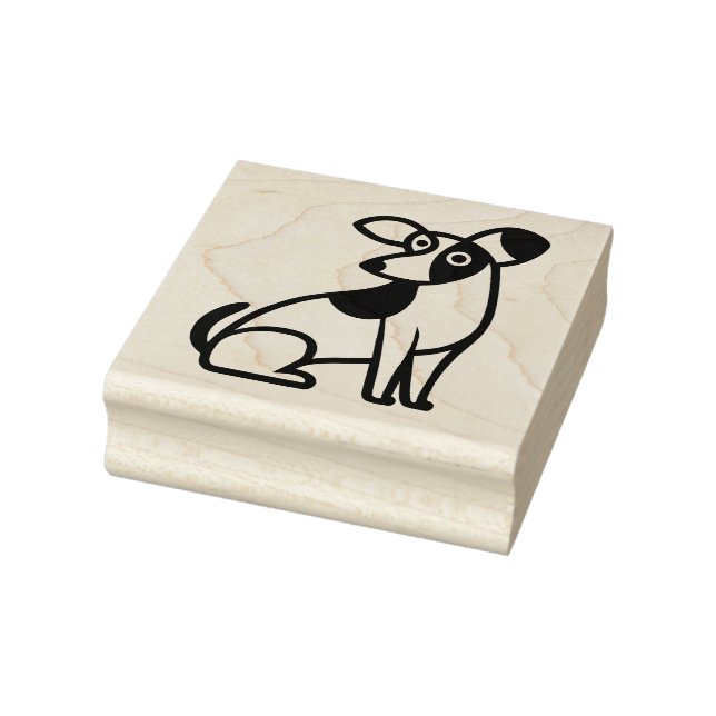Carimbo De Borracha Cães Perplexos (Carimbo)