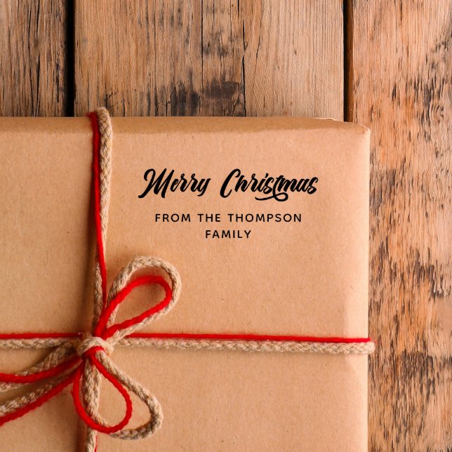 Carimbo De Borracha Caligrafia Negra Feliz Natal De (Criador carregado)