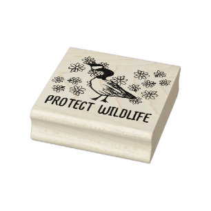 Carimbo De Borracha Canadense Goose Canada Geese Nature Lovers