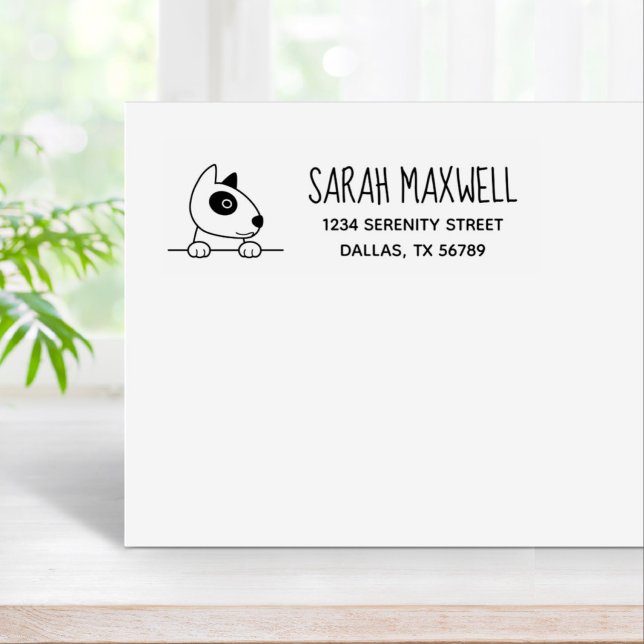 Carimbo De Borracha Cão-de-porco-espinho-touro-touro (Criador carregado)