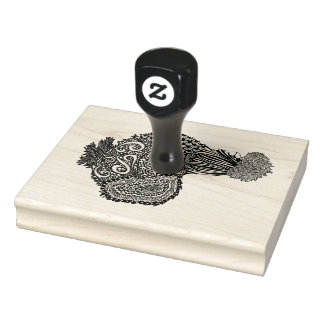 Carimbo De Borracha Caramelo de frango