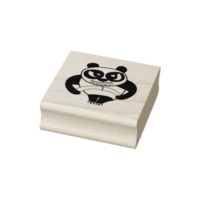 Carimbo De Borracha Caras Raios, Panda (Carimbo)