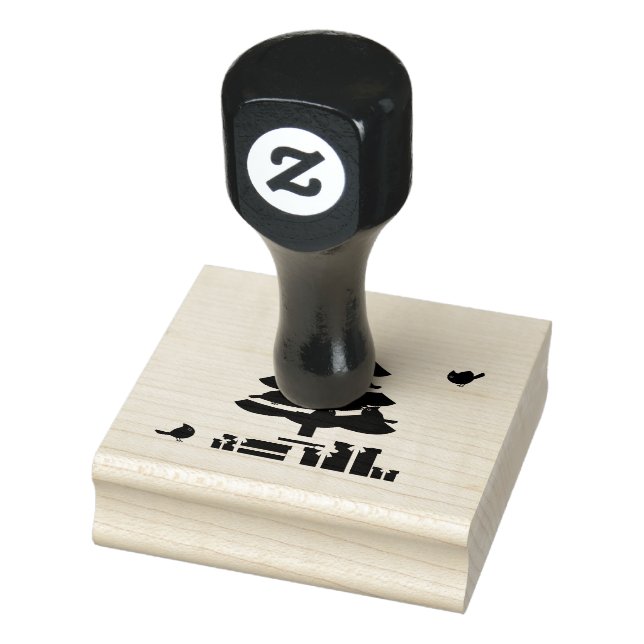 Carimbo De Borracha Cardeais Vermelhos - Merrier Natal Passado Junto (Carimbo)