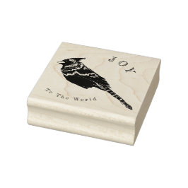 Carimbo De Borracha Cardeal de Natal~ Palavras ou Sem Palavras~ Person