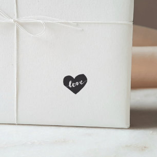 Carimbo De Borracha Cardíaco Inscrito pelo LOVE