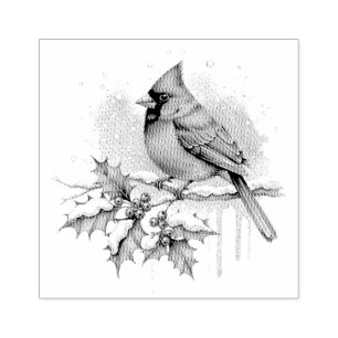 Carimbo De Borracha Cardinal de Natal