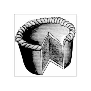 Carimbo De Borracha Carne de Comida britânica de porco