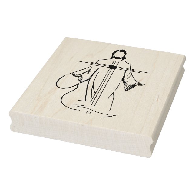 Carimbo De Borracha Cartaz da ilustração de Jesus (Carimbo)