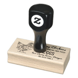 Carimbo De Borracha Cartaz de Ovo Feliz Galinha